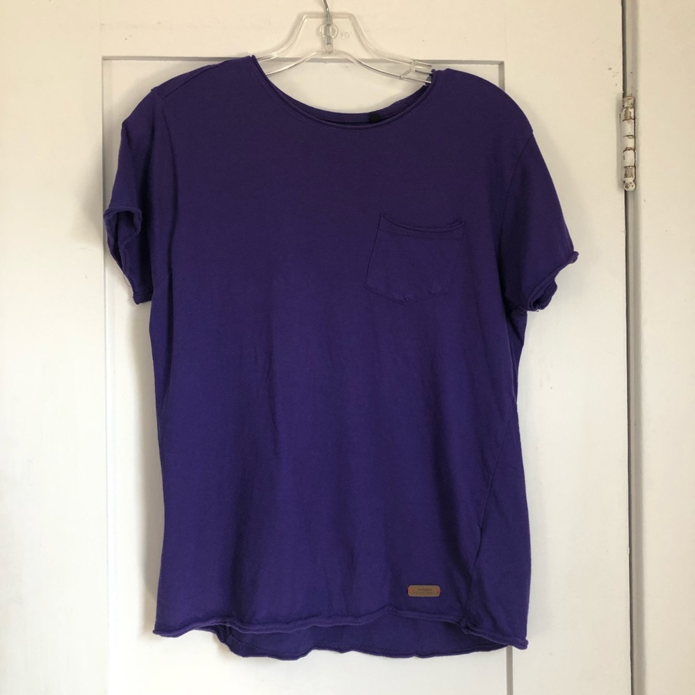 ASOS Brave Soul Purple Short Sleeve Tee